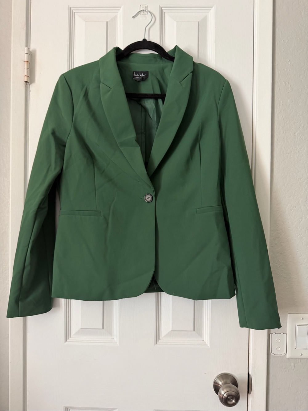 Green Tailored Blazer - Nicole Miller Women's Jacket